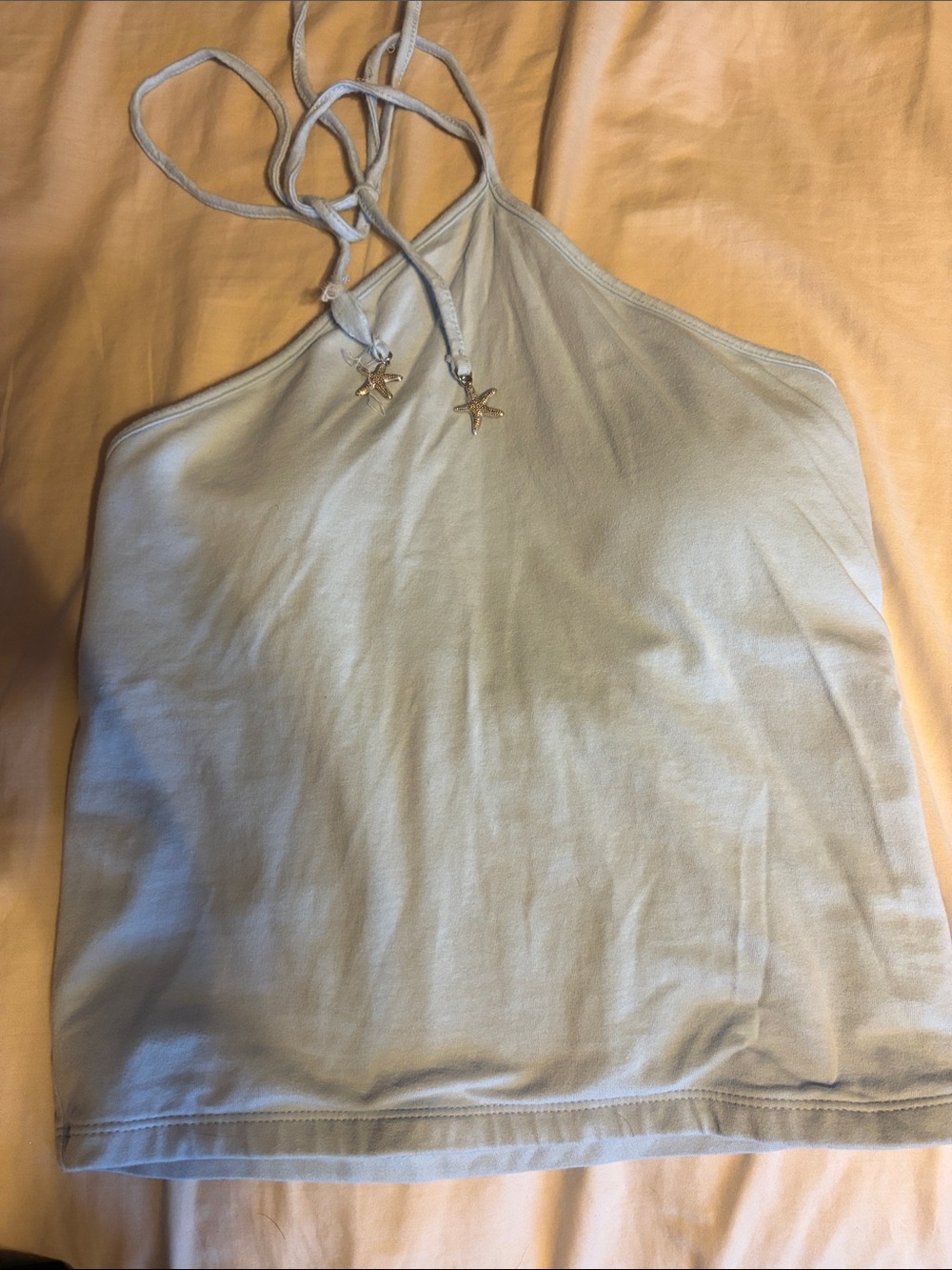 Light blue beach crop top 
Small
New without tag